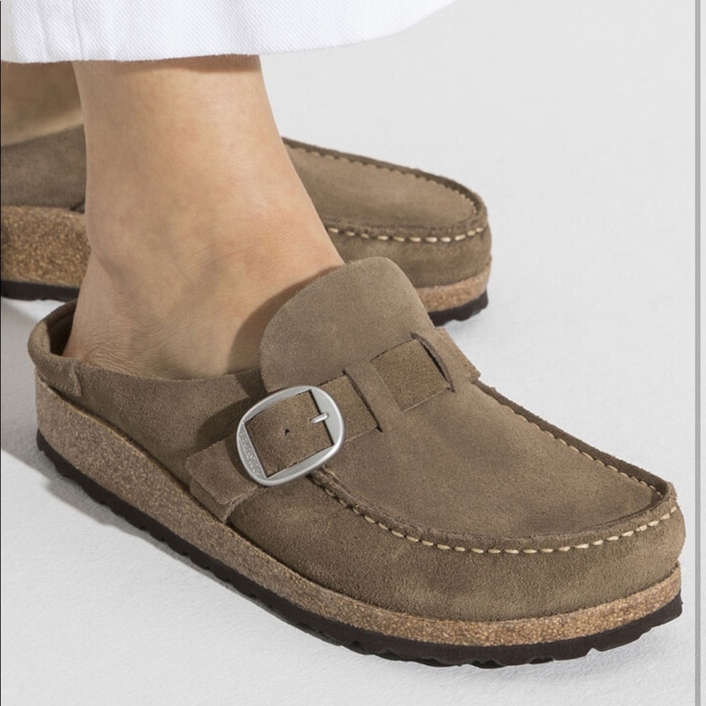 NWOT Buckley Birkenstocks tea